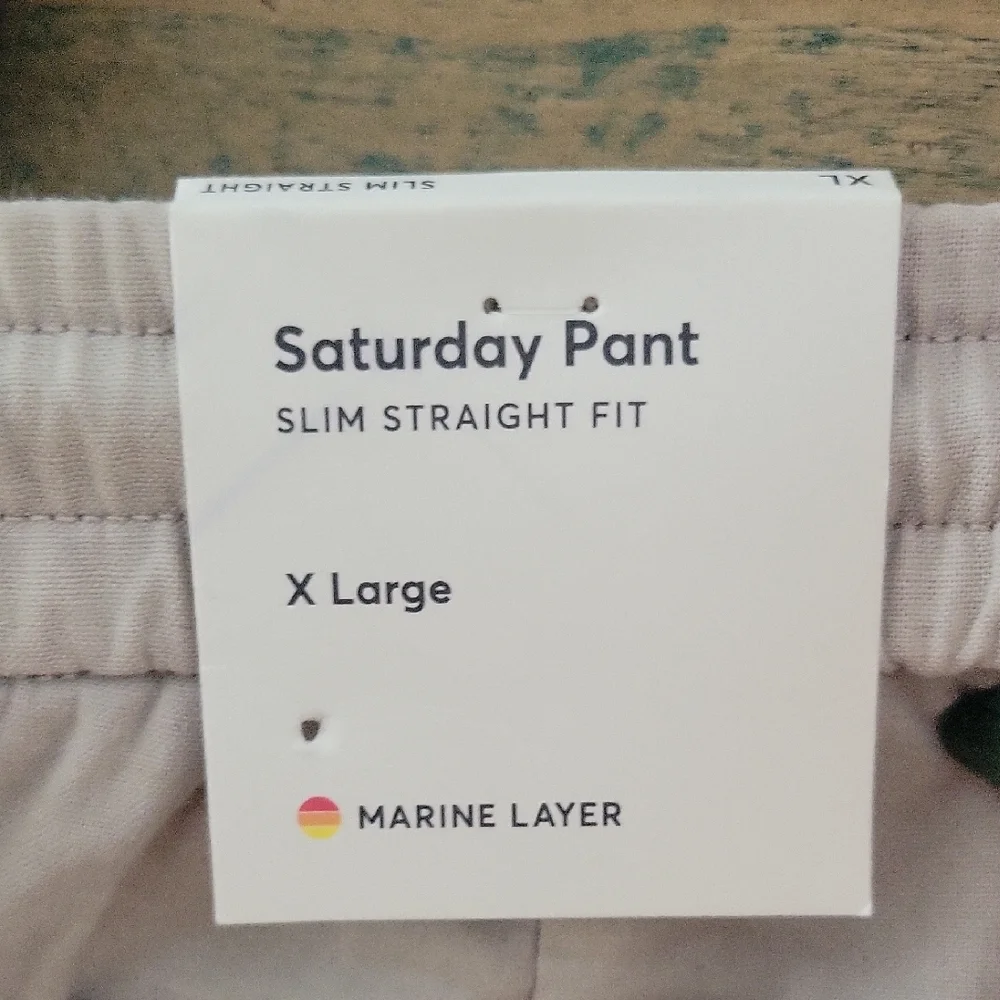 Marine Layer Saturday Slim Straight Beach Pant